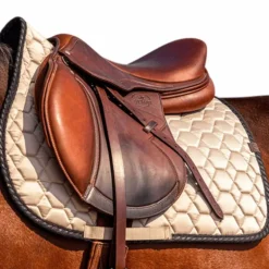 Equithème - Tapis de selle Pretty beige