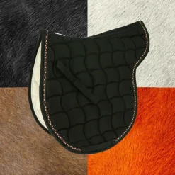 Equithème - Tapis de selle Hunter noir