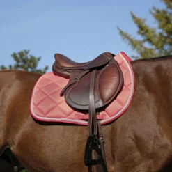 Equithème - Tapis de selle Classic vieux rose
