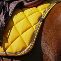 Equithème - Tapis de selle Classic jaune