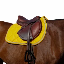 Equithème - Tapis de selle Classic jaune