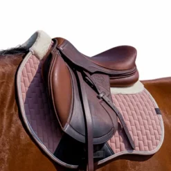 Equithème - Tapis de selle Dinard vieux rose