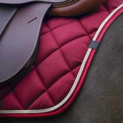 Equithème - Tapis de selle Classic bordeaux