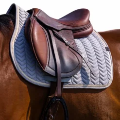 Equithème - Tapis de selle Softypop gris