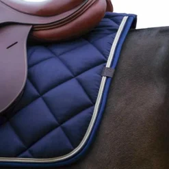 Equithème - Tapis de selle Classic marine