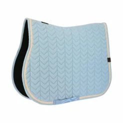 Equithème - Tapis de selle Softypop bleu ciel