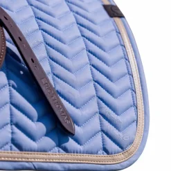 Equithème - Tapis de selle Softypop bleu ciel