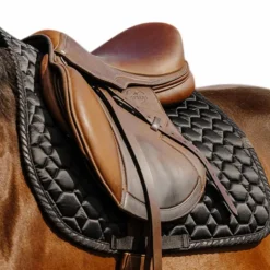 Equithème - Tapis de selle Pretty noir