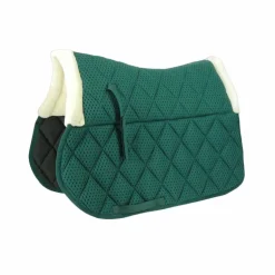 Equithème - Tapis de selle Pro Air vert foncé