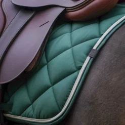 Equithème - Tapis de selle Classic vert foncé