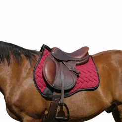 Equithème - Tapis de selle Impulsion bordeaux