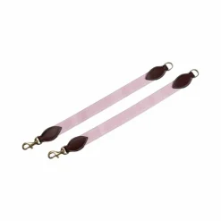 Eric Thomas - Élastiques pour collier de chasse cuir marron