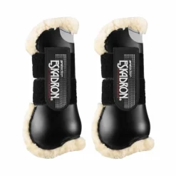 Eskadron - Guêtres ouvertes Flexisoft mouton noir x2