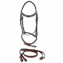 Flags & Cup - Bridon Helsinki avec rênes marron