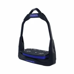 Freejump - Étriers Air's Full black plancher plat / oeil orienté / marine