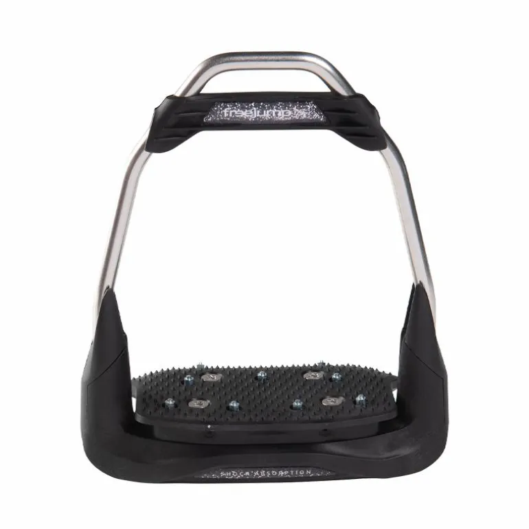 Freejump - Étriers Air's noir plancher plat / oeil droit / silver Glitter édition