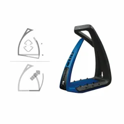 Freejump - Étriers Soft'Up Lite Noir / Marine