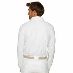 GEM - Polo manches longues homme blanc