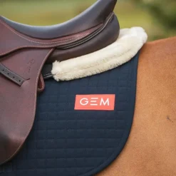 GEM - Tapis de selle Leo bleu marine