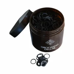 Grooming Deluxe - Elastiques de tressage noir