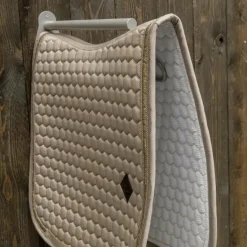 Grooming Deluxe - Porte-selle avec support tapis métal argent