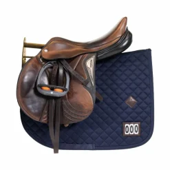 Grooming Deluxe - Porte-selle avec support tapis métal or