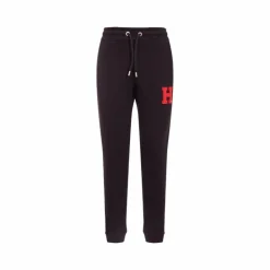 Hagg - Jogging homme noir/ rouge
