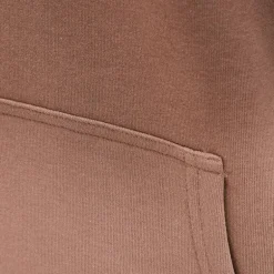 Hagg - Sweat à capuche homme marron glacé/ orange