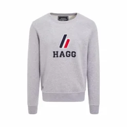 Hagg - Sweat col rond homme gris