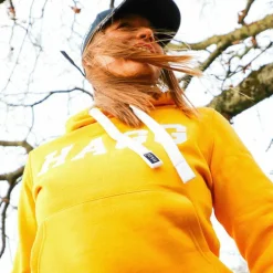 Hagg - Sweat hoodie à capuche jaune