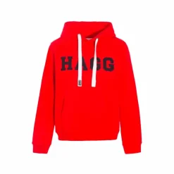 Hagg - Sweat hoodie à capuche rouge