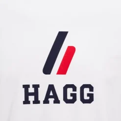 Hagg - T-shirt manches courtes homme blanc
