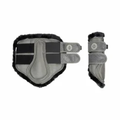 Harcour - Guêtres fourrure Cosmo vert jungle x2