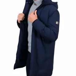 Harcour - Parka longue homme Robertol marine