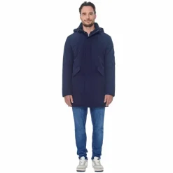 Harcour - Parka longue homme Paulin marine