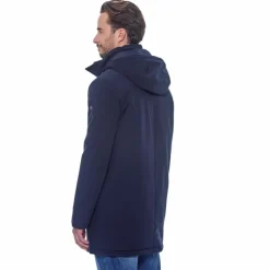 Harcour - Parka longue homme Paulin marine
