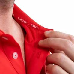 Harcour - Polo manches courtes homme Swiss Equestrian Friends Dranse rouge