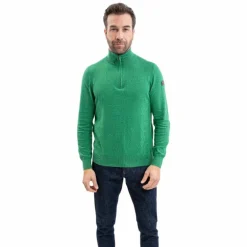 Harcour - Pull manches longues homme Parmo emerald green