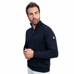 Harcour - Pull manches longues homme Parmo marine