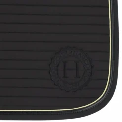 Harcour - Tapis de selle Karembar noir/ gold