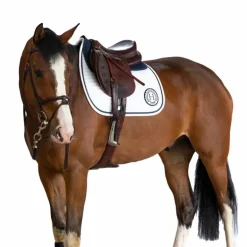 Harcour - Tapis de selle Karembar blanc