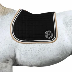 Harcour - Tapis de selle Soft noir