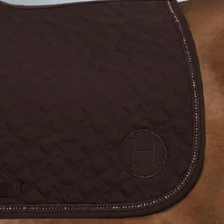 Harcour - Tapis de selle Saphir marron foncé