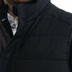 Harcour - Veste sans manches homme Boston noir