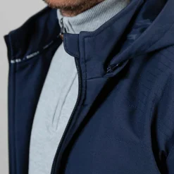 Harcour - Veste softshell homme Junior marine