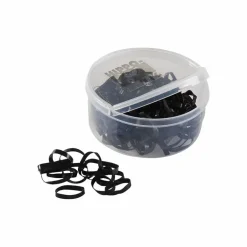 Hippotonic - 450 élastiques silicone noir