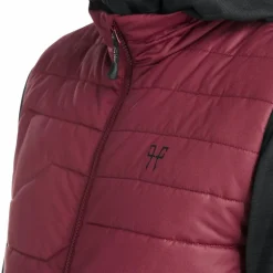 Horse Pilot - Doudoune sans manches homme E-Kelvin bordeaux (sans batterie)