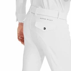Horse Pilot - Pantalon d'équitation homme X-Grip blanc