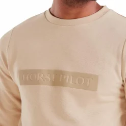 Horse Pilot - Sweat manches longues homme Team latte