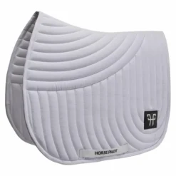 Horse Pilot - Tapis de selle Ergonomic blanc